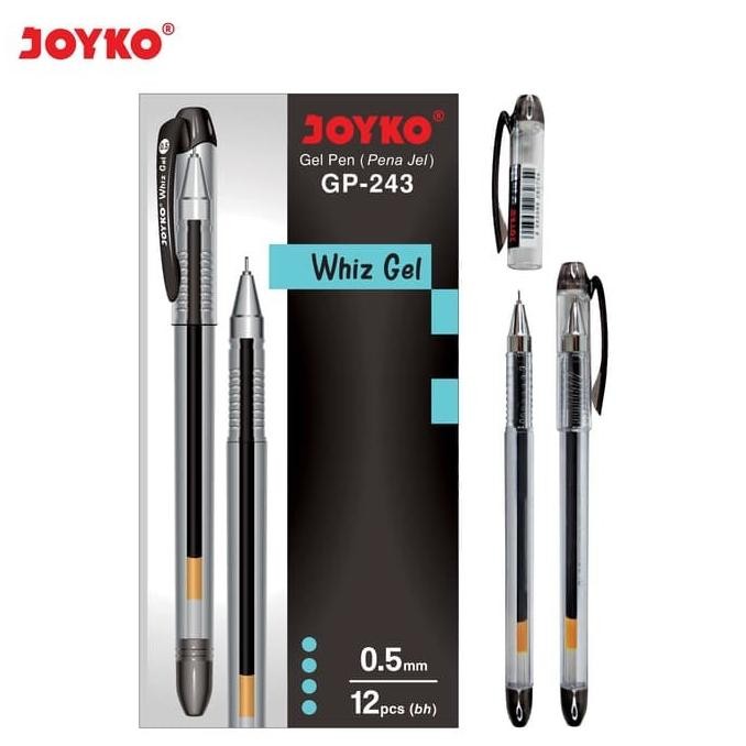 

Produk Baru!! [PER BOX] GEL PEN PULPEN PENA JOYKO GP-243 WHIZ GEL 0.5 MM