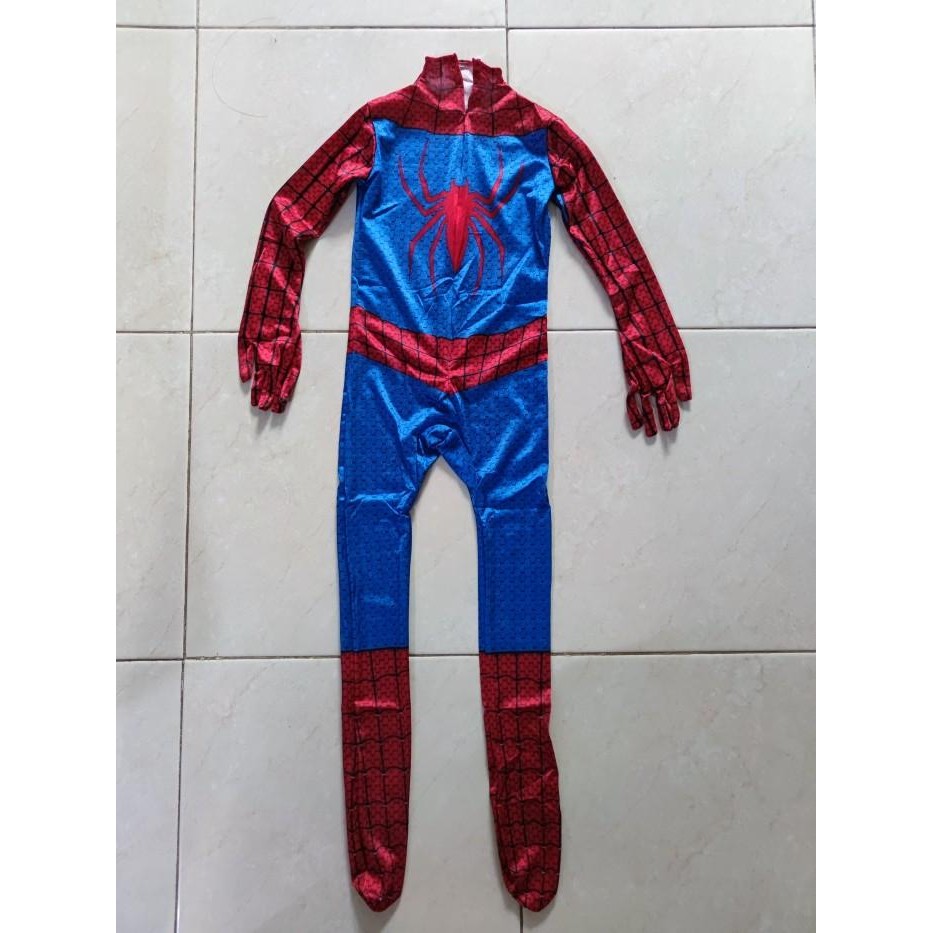 New 100% Originalll Kostum Superhero Anak Spiderman Import Dewasa Baju Cosplay Laki-Laki Terlaris Be