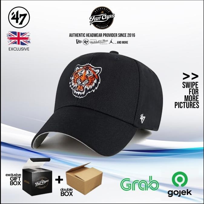 sale [original] detroit tigers navy mvp cap | topi 47