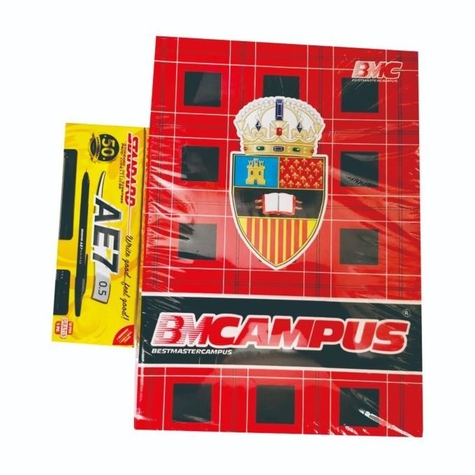 

Paket Buku Tulis Campus + Pulpen Standar (Paket 1Pak) Stok Terbatas