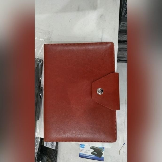 sale ring binder / binder file bahan kulit ukuran b5