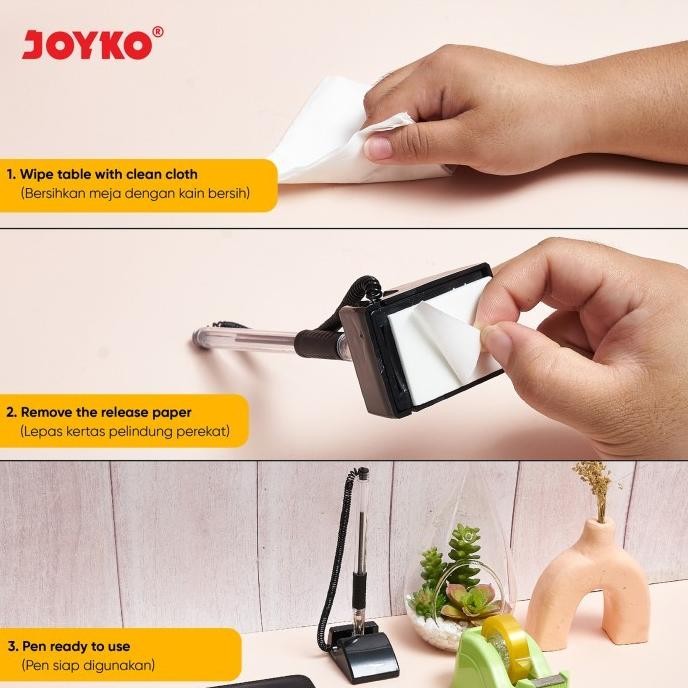 

Joyko Pen Stand Gel Pen Pulpen Pen Meja Joyko Kantor Psbp-150 [12Pcs] Stok Terbatas