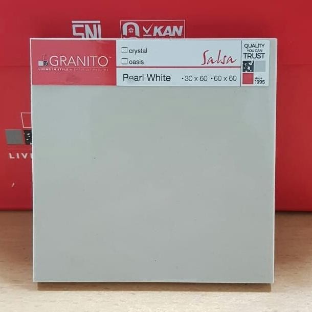 KERAMIK LANTAI GRANITO SALSA PEARL WHITE (60X60) HOMOGENEOUS TILE