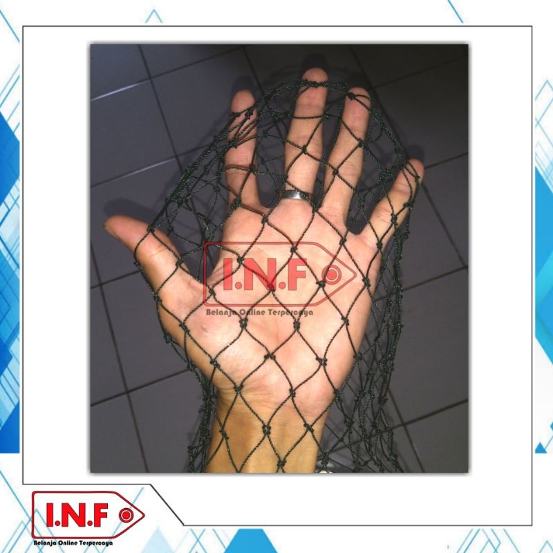 jaring ikan nylon halus + seser ikan nylon arida + jaring untuk sortir ikan