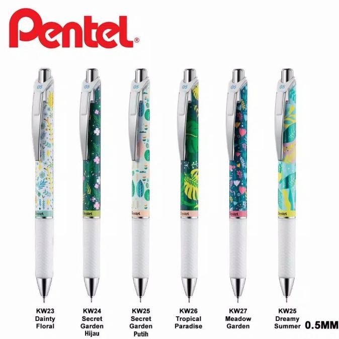 

Produk Baru!! Pulpen Gel Energel Kawai Floral Series Pentel