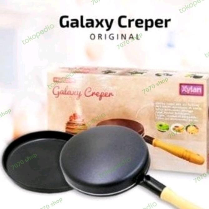 wajan kewalik galaxy crepe waffle maker kulit risol dll