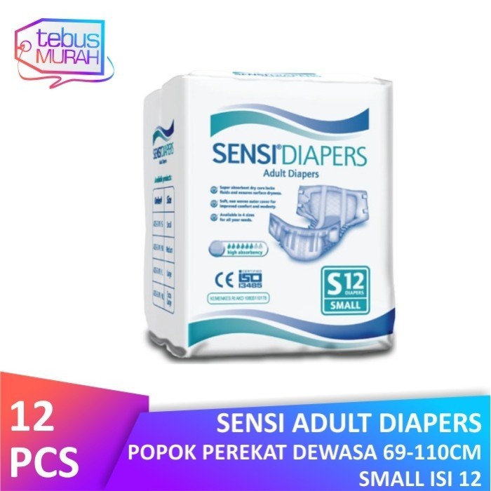 Sensi Adult Diapers S12 - Popok Perekat Dewasa