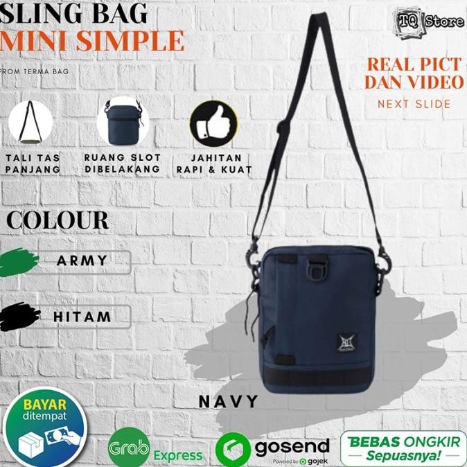SLINGBAG PRIA DISTRO SIMPEL MINI TAS SELEMPANG COWOK KECIL MURAH KEREN