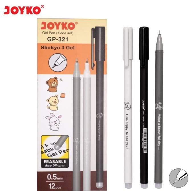 

Produk Baru!! Erasable Gel Pen / Pulpen Bisa Dihapus Joyko GP-321 Shokyo 3 Gel