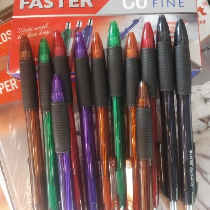 

Produk Baru!! pulpen faster c6 1pack/hitam