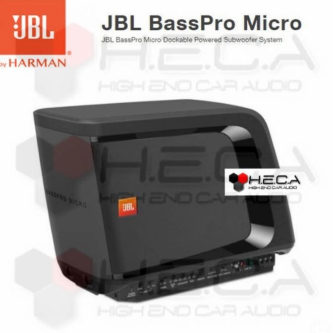 JBL BASSPRO MICRO 8-INCH SLIM SUBWOOFER AKTIF ACTIVE BUILT IN POWER ORIGINAL DAN TERPERCAYA
