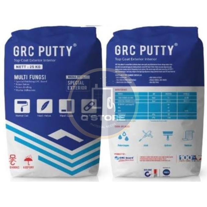 

Promo GRC Putty 25kg compound COD
