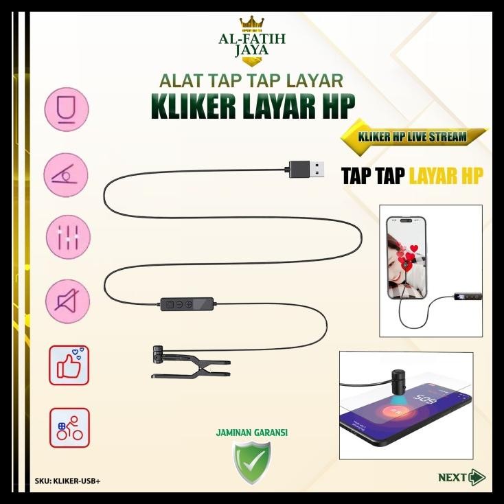 terbaru  alat tap tap layar hp otomatis smart kliker tapper live streaming siaran langsung auto tap 