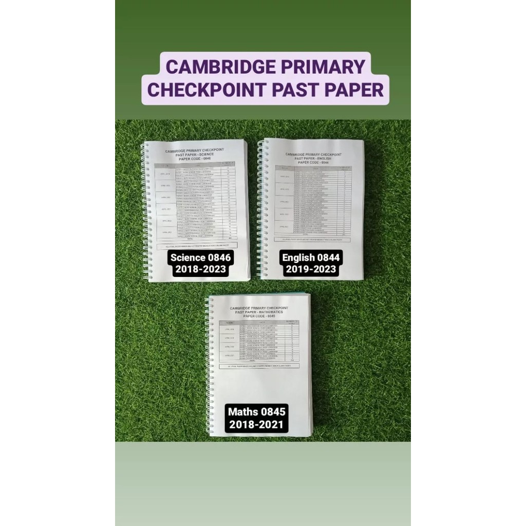 

TERBARU Cambridge Primary Checkpoint Past Paper HOT SALE!