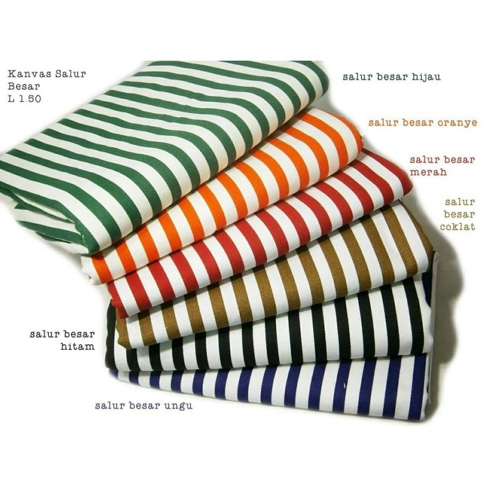 

Kanvas Lokal salur besar. L. 1.5m