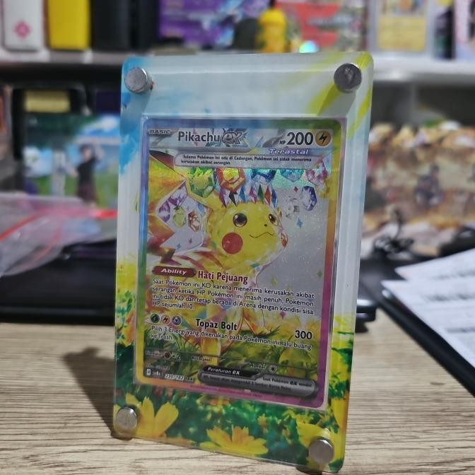 Asli Stand Frame Pikachu Ex Sar Kilat Rasi