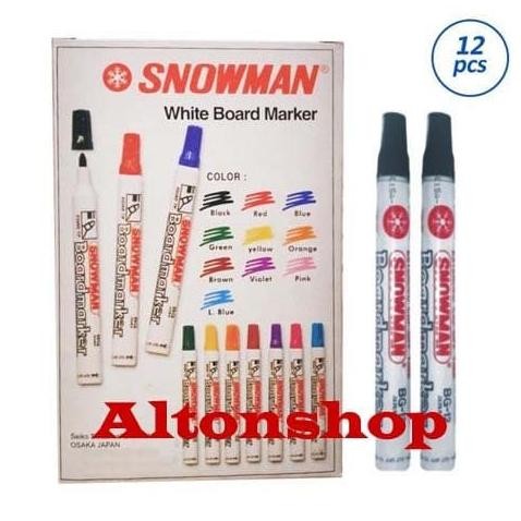 

SPIDOL SNOWMAN BG 12 SPIDOL WHITEBOARD TIDAK PERMANENT Termurah