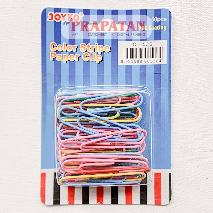 

Penjepit Kertas / Klip / Vinyl Paper Clip Joyko C-5CS