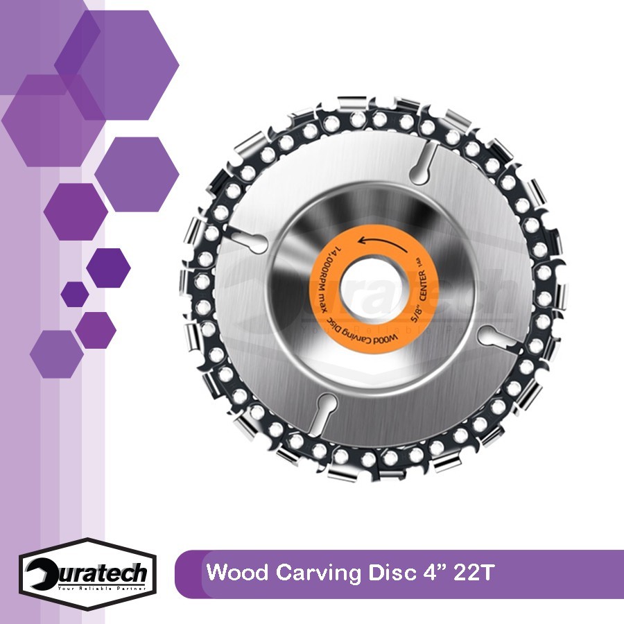 Wood carving disc mata gerinda chainsaw 4" inch gergaji potong ukir / Chainsaw disc gerinda kayu