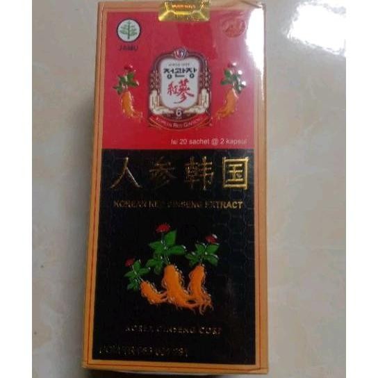 

Terlaris Ginseng Korea Red Extra,, Pastioriginal,,1Kotak20Sst@2Kpl