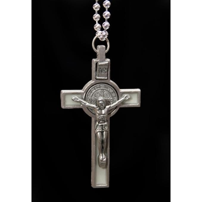 Kalung salib Benediktus 8 cm