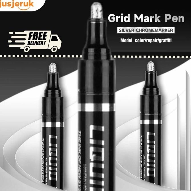

JFactory Spidol Permanen Marker Metallic Chrome Waterproof 2mm Termurah