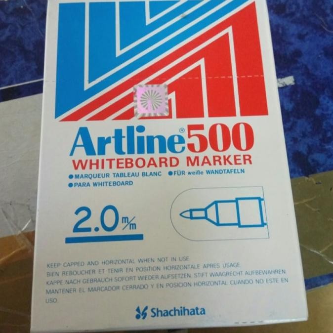 

spidol artline 500 whiteboard Sedus (12Pcs) Original Hitam /Biru/Merah Termurah