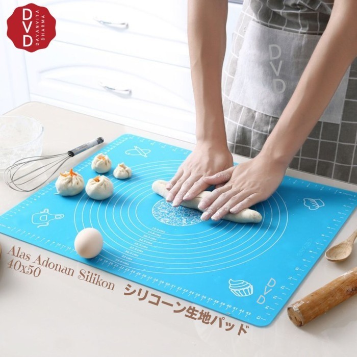 

Ravnick Bantalan besar Adonan Silikon 30 x 40 Cm Alas Adonan Silikon Baking