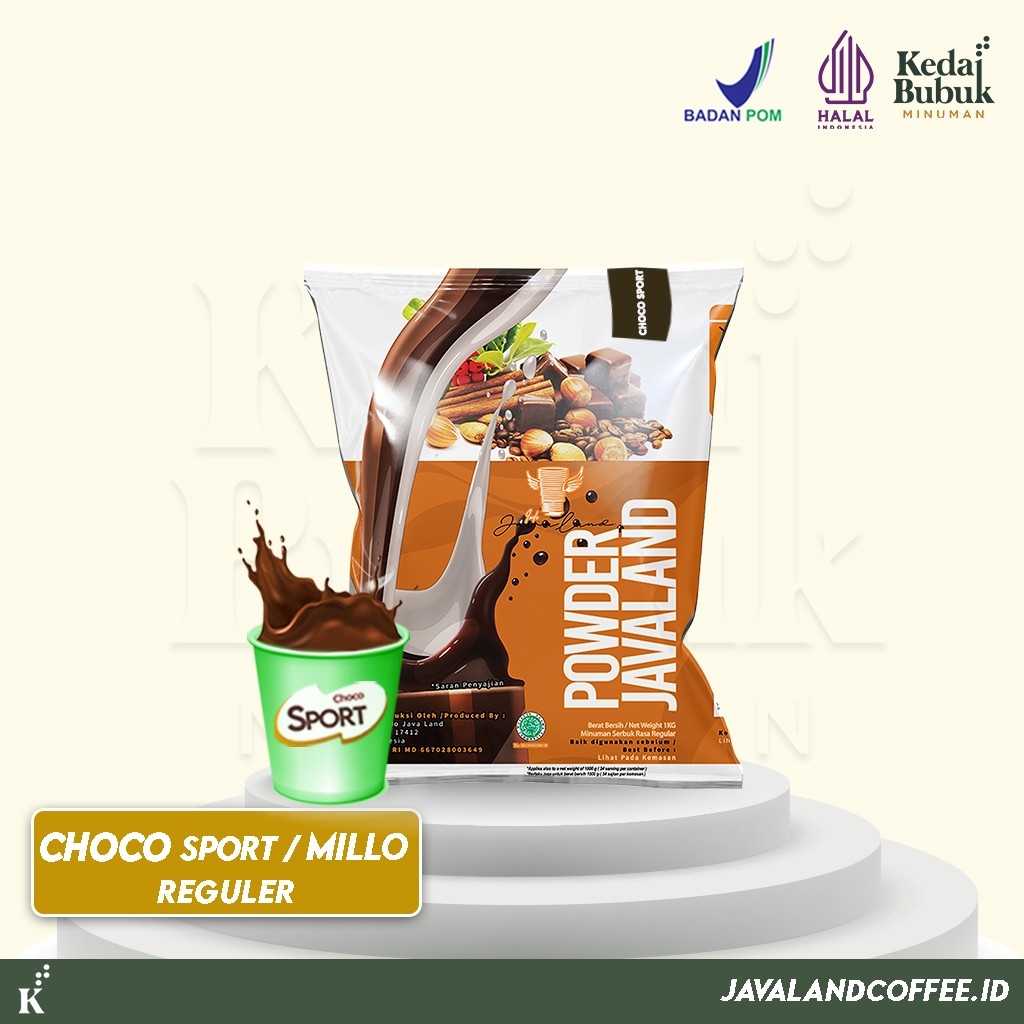 

Javaland Bubuk Minuman Rasa Choco Sport / Coklat Malt - Regular Plain