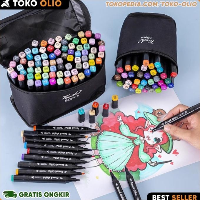 

Spidol Stabilo 2 Sisi 120 Warna Dual Side Lukis Sketsa Art Marker Termurah
