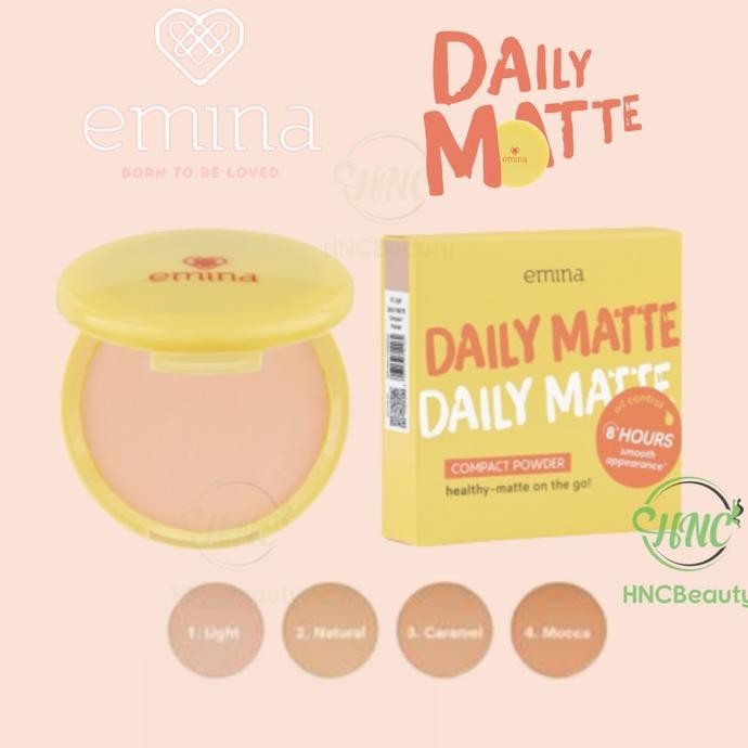 

BARU EMINA DAILY MATTE COMPACT POWDER LIGHT NATURAL CARAMEL MOCCA 20GR