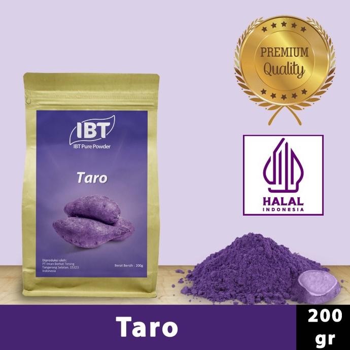 

BARU PURE TARO POWDER. IMPOR TAIWAN BUBUK MURNI KUALITAS BAGUS 200 GR