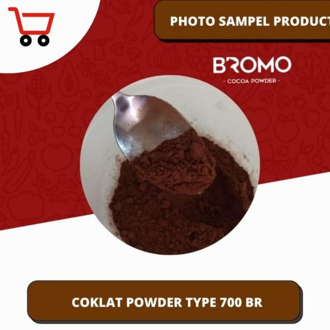 

BARU BROMO KAKAO POWDER BR 700| DARK COKLAT 100% ASLI COCOA