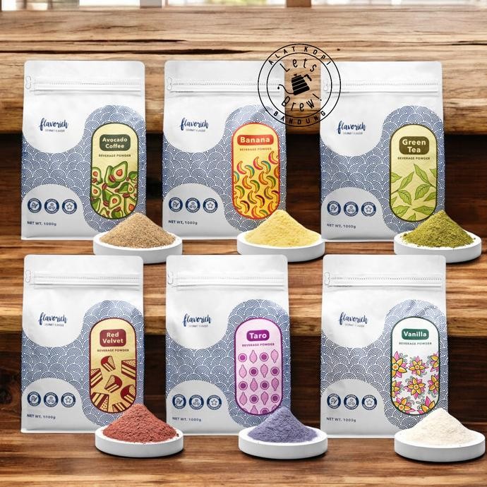 

BARU FLAVORICH POWDER BUBUK MINUMAN 1KG / POWDER MINUMAN 1KG