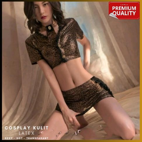 Lingerie Sexy Cosplay Kulit Latex Import