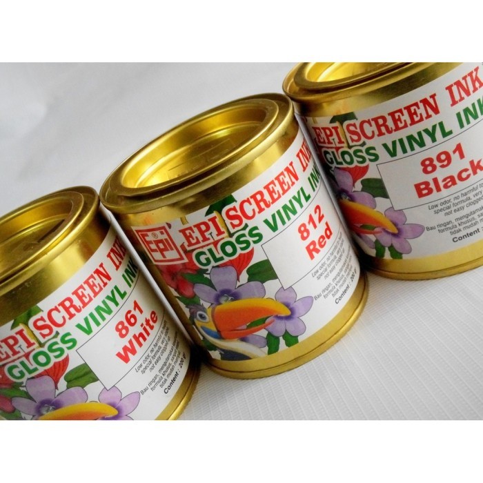Cat PVC / Vinyl Epi Screen Ink (OIL BASE) - Sablon/Dikuas 200 Gr