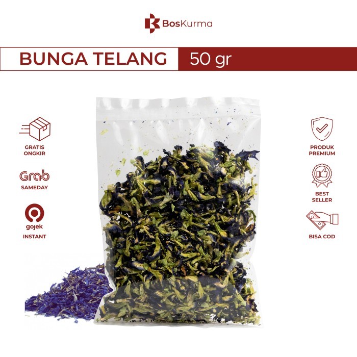 

Teh Bunga Telang 50 gr Butterfly Pea Tea Seduh