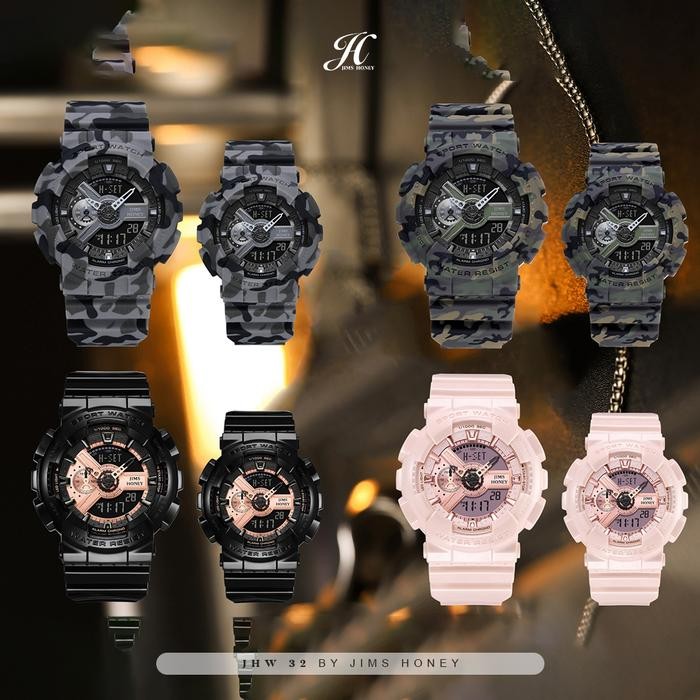 Jim Honey Jhw 32 Jam Tangan Couple Pria Dan Wanita