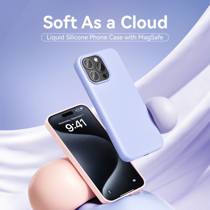 Vention Casing iPhone 13 Mini Pro Max Magnetic Magsafe Liquid Silicone Case