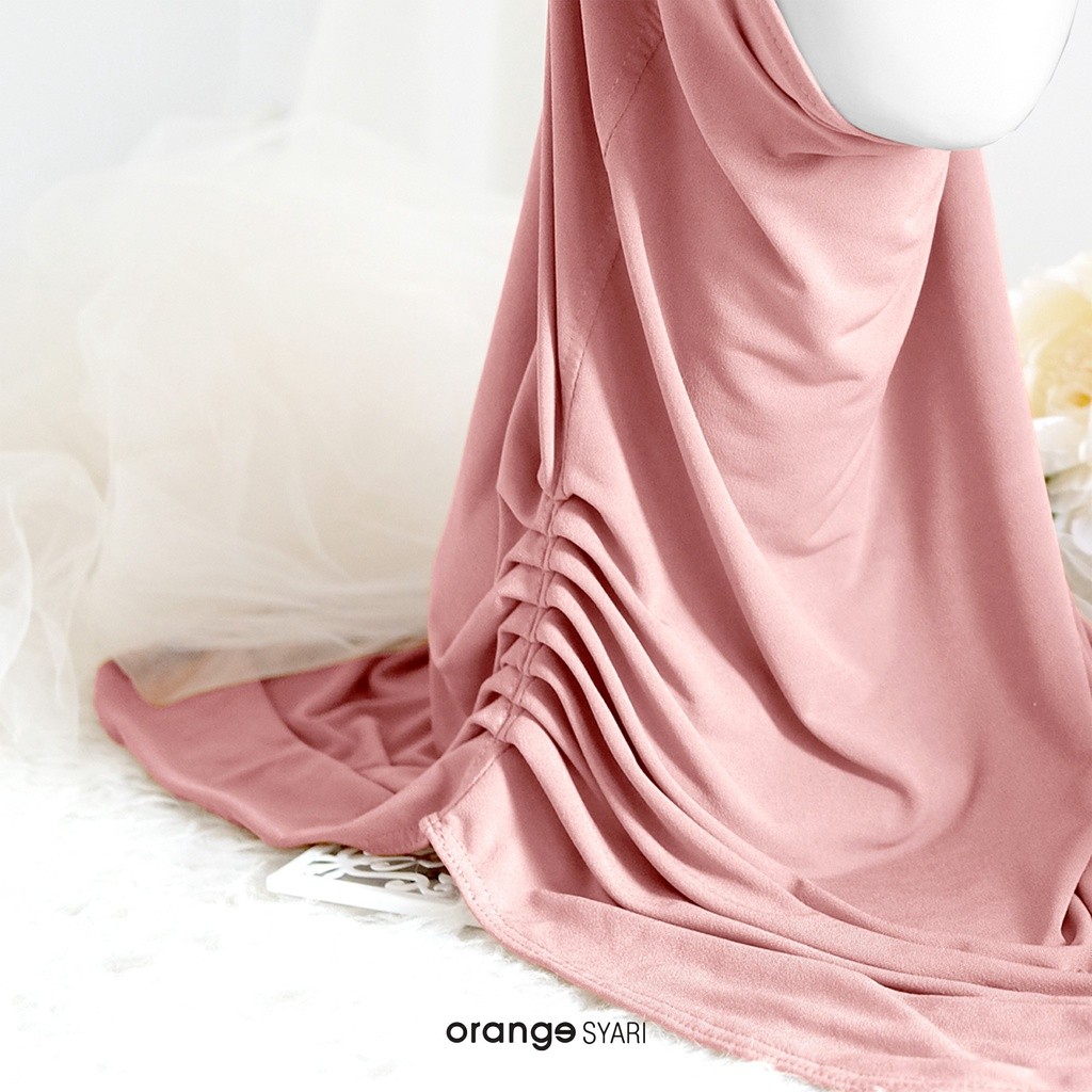 Jilbab Hijab Instan Pet Antem Rumana Daily Bergo Serut Samping Jersey Premium By Orangeshopz