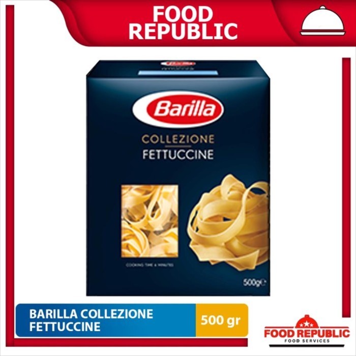 

PROMO! Barilla Collezione Fettucine Pasta N.166 500 gr Gandum Durum Fetucini