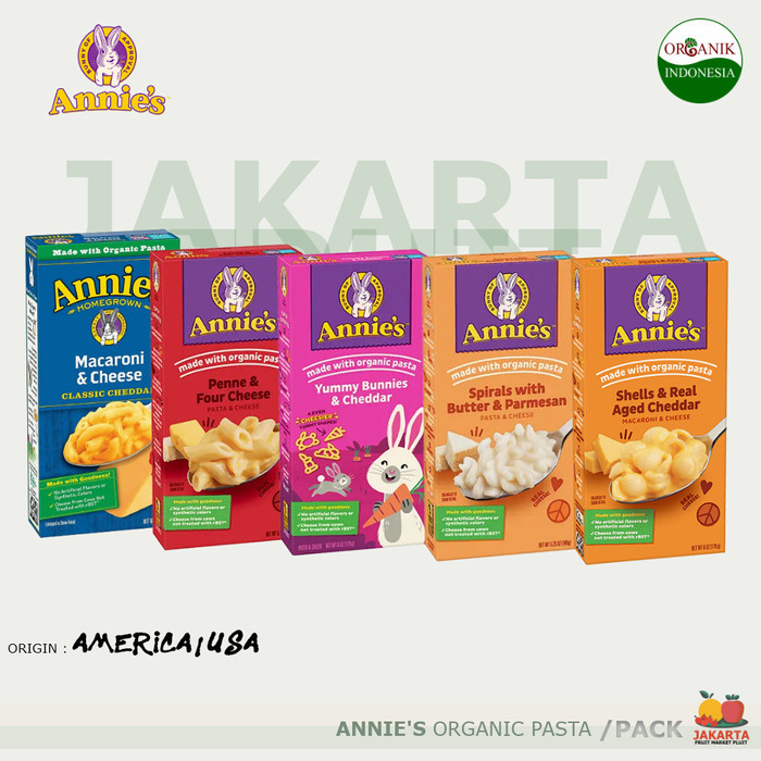 

TERLARIS! ANNIE'S ORGANIC PASTA / Macaroni Penne Spirals Shells Chese Cheddar