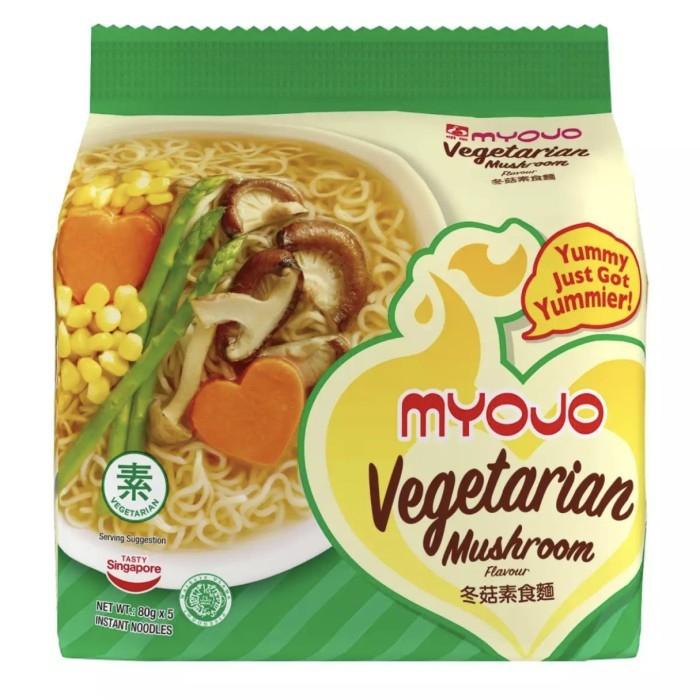 

PROMO! Myojo vegetarian mushroom 5pcsX80gr