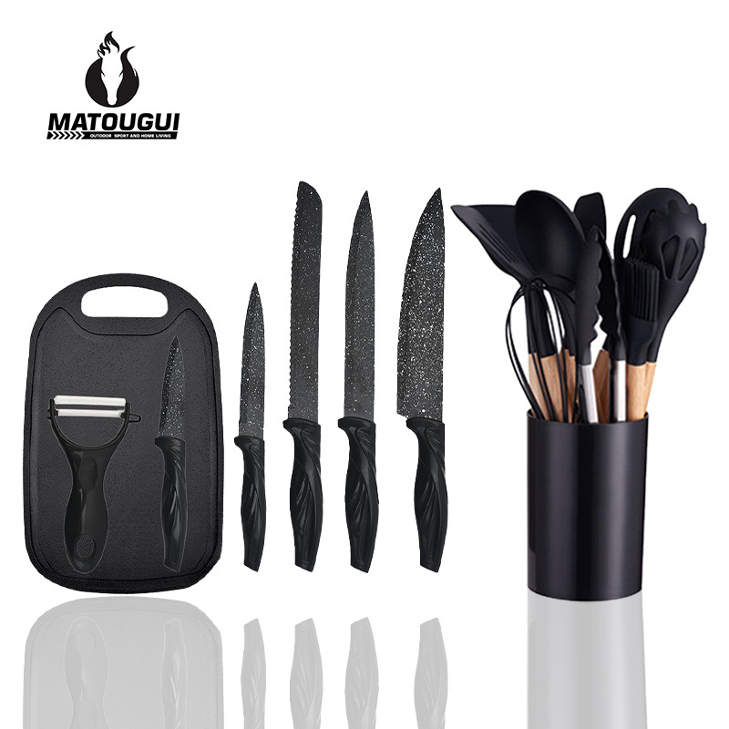 Matougui 19PCS KITCHENWARE SET / SPATULA SILICONE KNIFES SET / SPATULA SILIKON SET / PISAU DAN