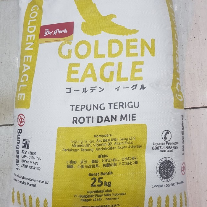 

Tepung Golden Eagle 25kg Khusus Ekspedisi