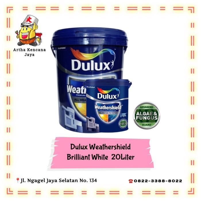 Dulux Weathershield Brilliant White 20L