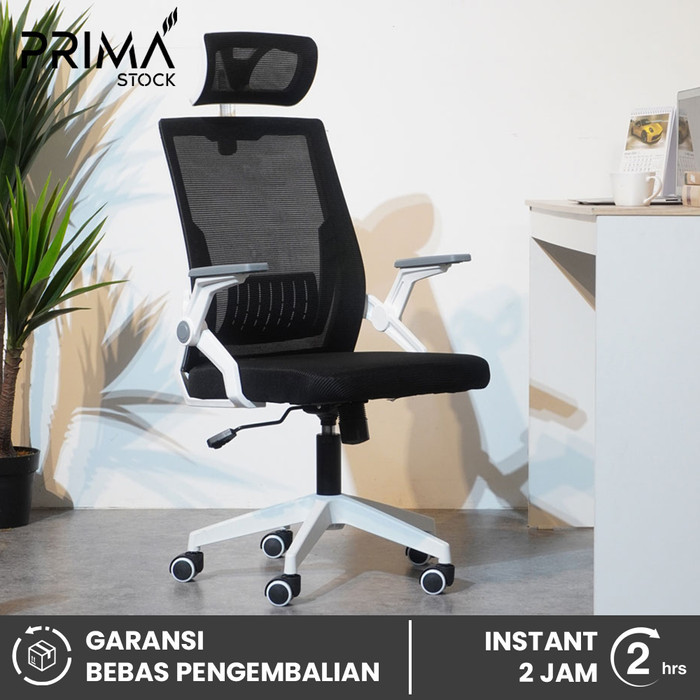 KURSI KANTOR MINIMALIS DIREKTUR MANAGER OFFICE JARING MESH MODEL KOREA