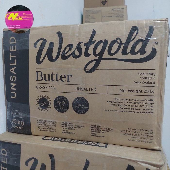 

butter westgold unsalted 1kg TIMBANGAN khusus gojek dan grab