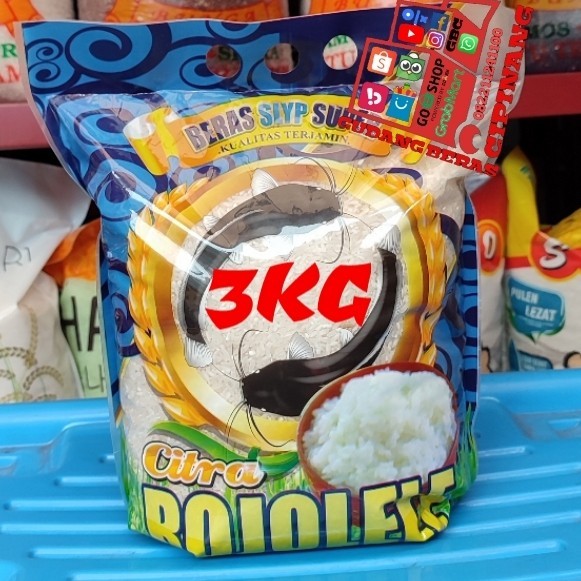 

terbaru NEW Readyy BERAS MEDIUM CAP ROJOLELE 3KG ZAKAT SEMBAKO MURAH