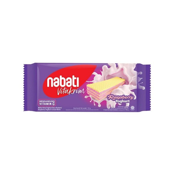 

NABATI VITAKRIM RASPBERRY YOGHURT 122 G